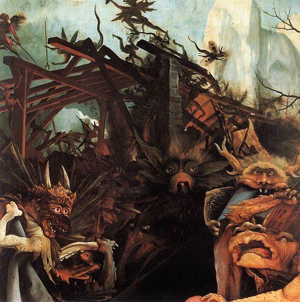 Matthias Grunewald The Temptation of St Anthony Sweden oil painting art